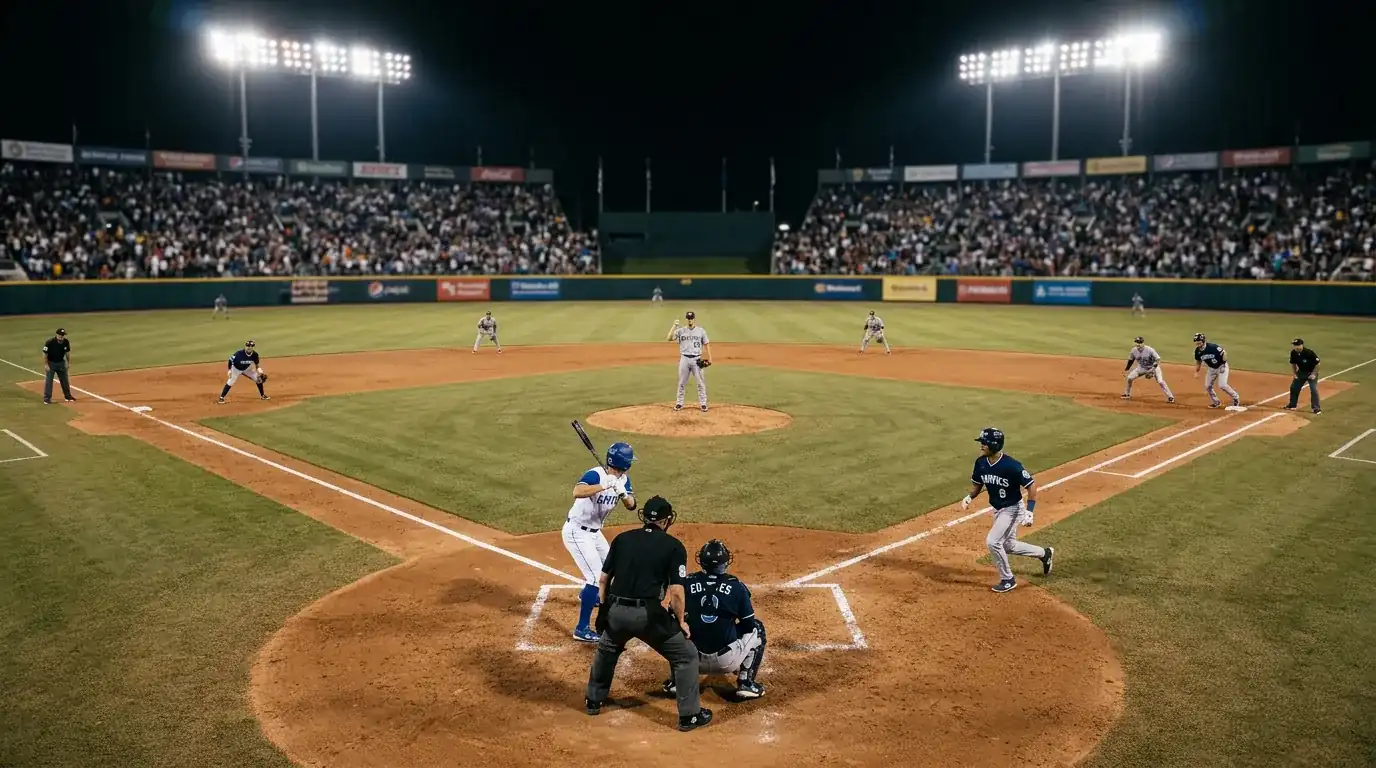 Зареден диамант с бегачи на всички бази в MLB мач — класическа high leverage точка за лайв залог