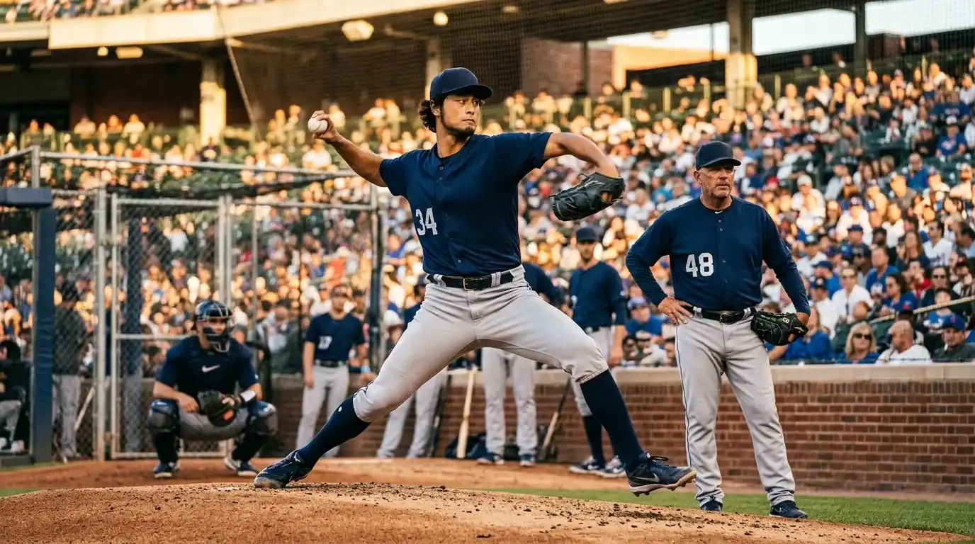 Стартов питчър на bullpen загрявка преди старта си
