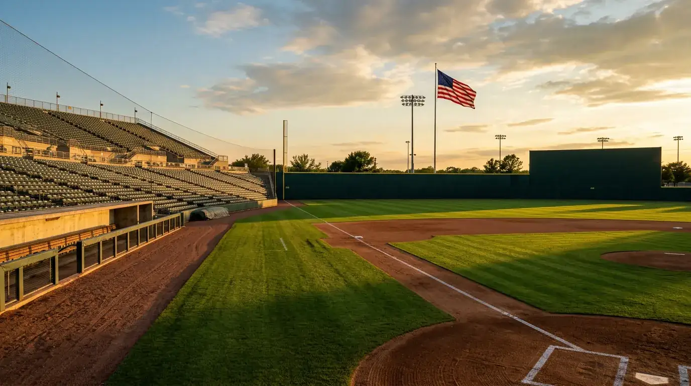 MLB стадион при залез с открит аутфийлд — park factor влияе на хоумръните