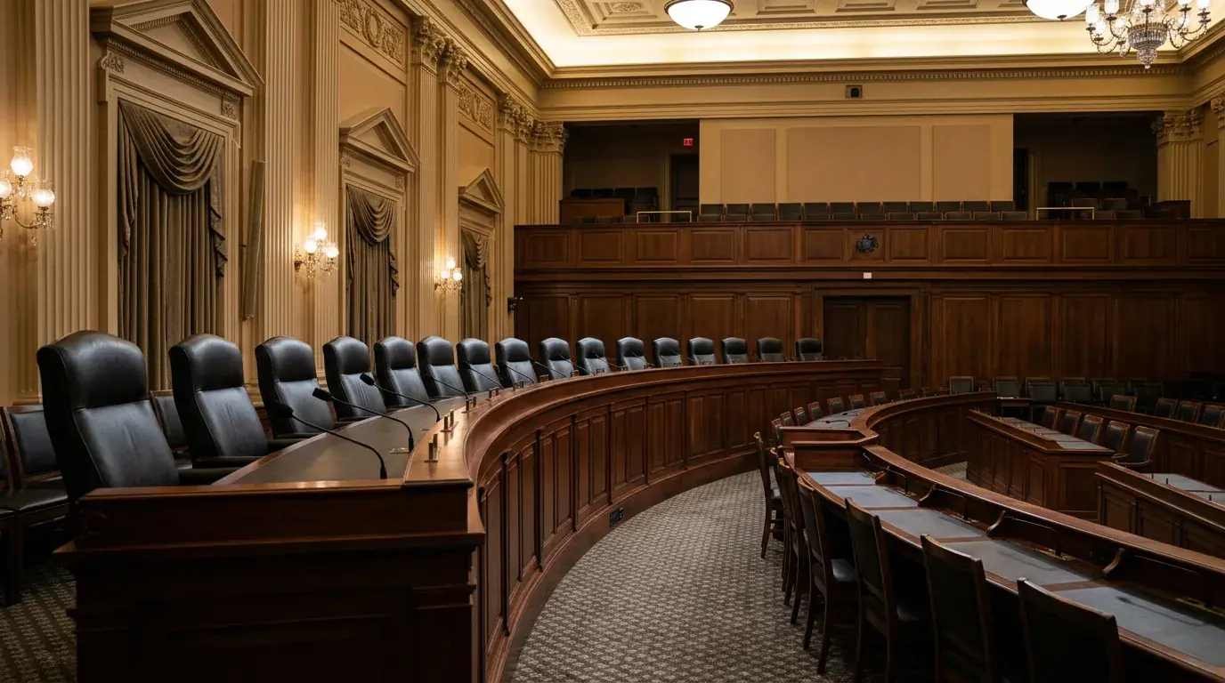 Зала за изслушвания в Senate — реакцията на Commerce Committee